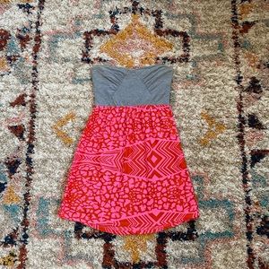 Roxy strapless dress